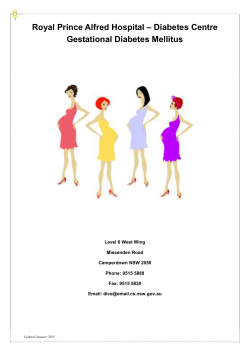 Gestational Diabetes