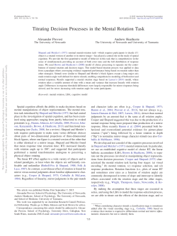 Titrating Decision Processes in the Mental Rotation Task