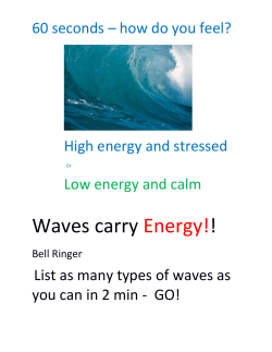 a mechanical waves - Scott County Schools