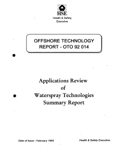 oto 92 014 Applications review of waterspray technologies
