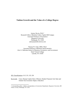 Over the past quarter century, the average tuition for