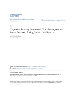 Cognitive Security Framework For Heterogeneous Sensor