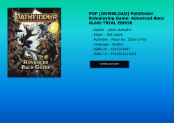 PDF [DOWNLOAD] Pathfinder Roleplaying Game