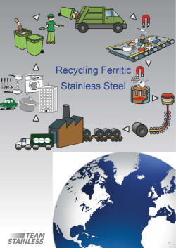 Team Stainless Recycling Ferritic Stainless Steel