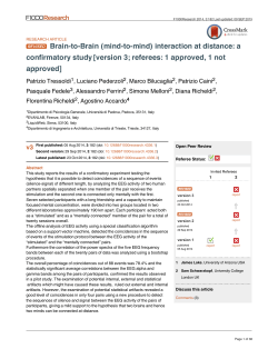 Brain-to-Brain (mind-to-mind) interaction at distance: a