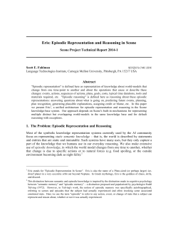 Eris: Episodic Representation and Reasoning in Scone