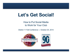 Benefits of Social Media for Your Club
