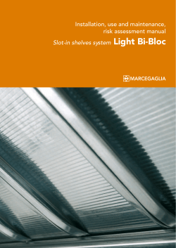 Installation, use and maintenance, risk assessment