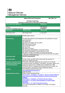 exclusion of personnel on grounds of misconduct, 28 Oct