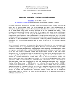 Measuring Atmospheric Carbon Dioxide from Space
