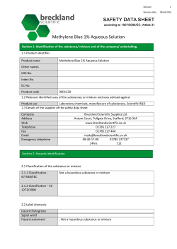 Methylene Blue 1% Aqueous Solution