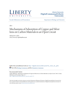 Mechanisms of Adsorption of Copper and Silver Ions on Carbon