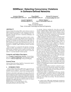 SDNRacer: Detecting Concurrency Violations in Software