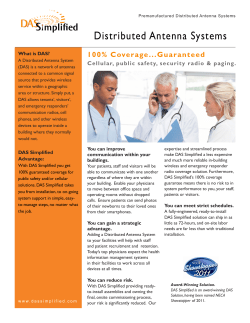Distributed Antenna Systems