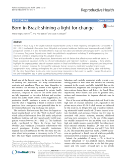 Born in Brazil: shining a light for change | Reproductive Health | Full