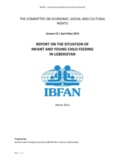IBFAN * International Baby Food Action Network