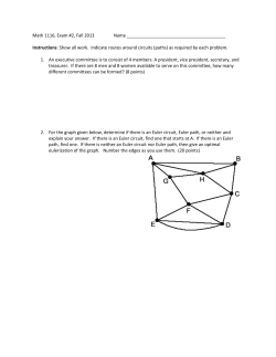 Math 1116, Exam #2, Fall 2013 Name Instructions: Show all work
