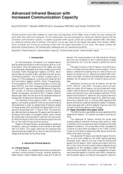 Advanced Infrared Beacon with Increased Communication Capacity