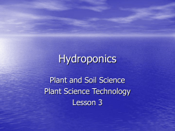 Hydroponics