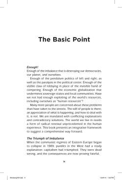 The Basic Point