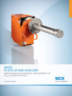 GM35 In-Situ IR Gas Analyzer