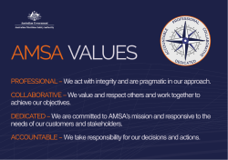 AMSA VALUES