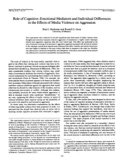Role of Cognitive-Emotional Mediators and Individual Differences in