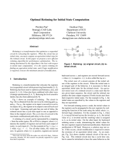 Optimal Retiming for Initial State Computation