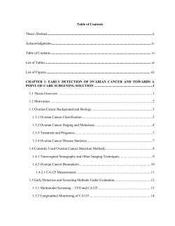 List of Tables - Rice Scholarship Home