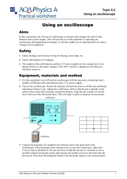 AQA AS level Physics A