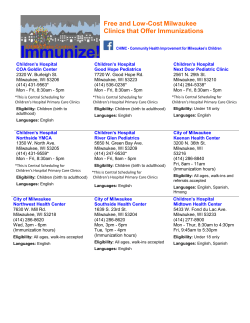 Free and Low-Cost Milwaukee Clinics that Offer