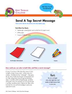 Send A Top Secret Message
