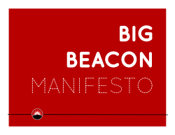 Manifesto - The Big Beacon