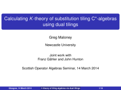 Calculating K-theory of substitution tiling C*