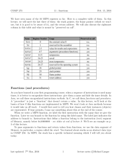 Functions (and procedures)
