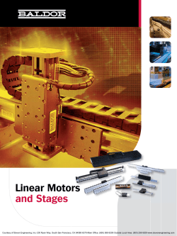Baldor Linear Motors and Stages