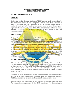 Government of Barbados 2007 Economic Report