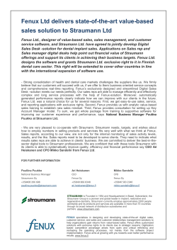 Fenux Ltd delivers state-of-the-art value