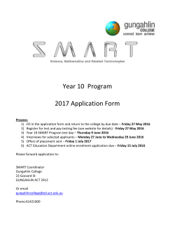Science, Mathematics and Related Technologies Year 10 Program