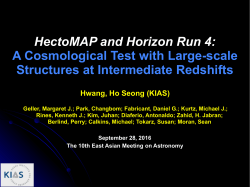 A Cosmological Test with Large-scale Structures at Intermediate