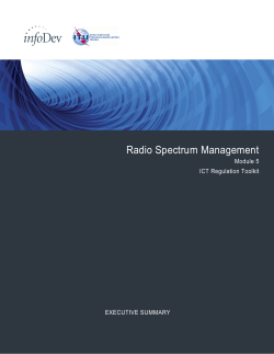 Radio Spectrum Management