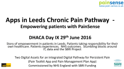 Prescribing Apps in Leeds - Digital Health and Care Alliance