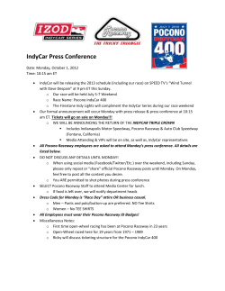 IndyCar Press Conference