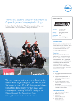 Team New Zealand takes on the America`s Cup