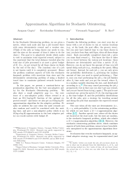 Approximation Algorithms for Stochastic Orienteering