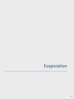 Evaporation