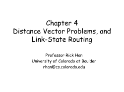 Chapter 4: Distance Vector Problems, Link