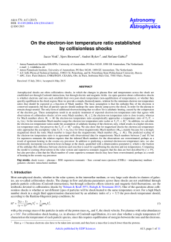 On the electron-ion temperature ratio established by collisionless