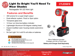 Snap-on LED Work Light