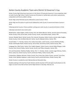 Harlan County Academic Team wins District 52 Governor`s Cup